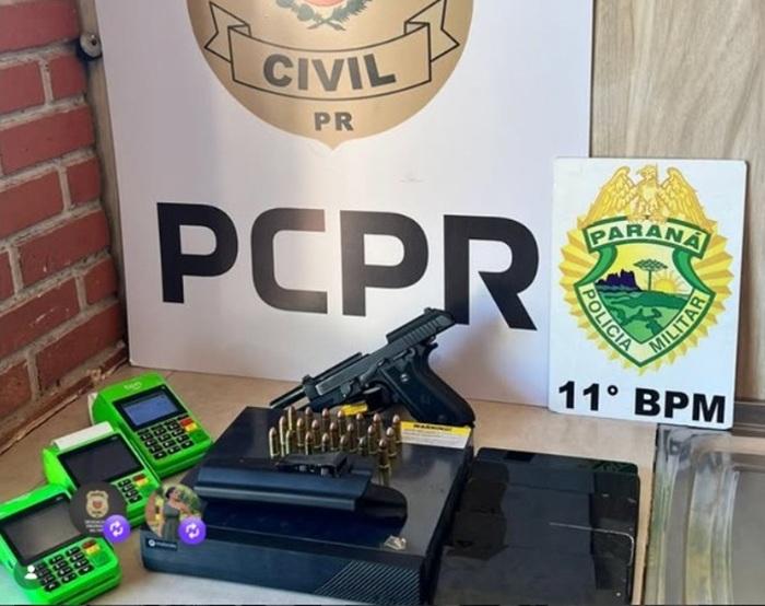 BARBOSA FERRAZ: Polícia Civil e PM prendem mulher por posse ilegal de arma de fogo de uso restrito