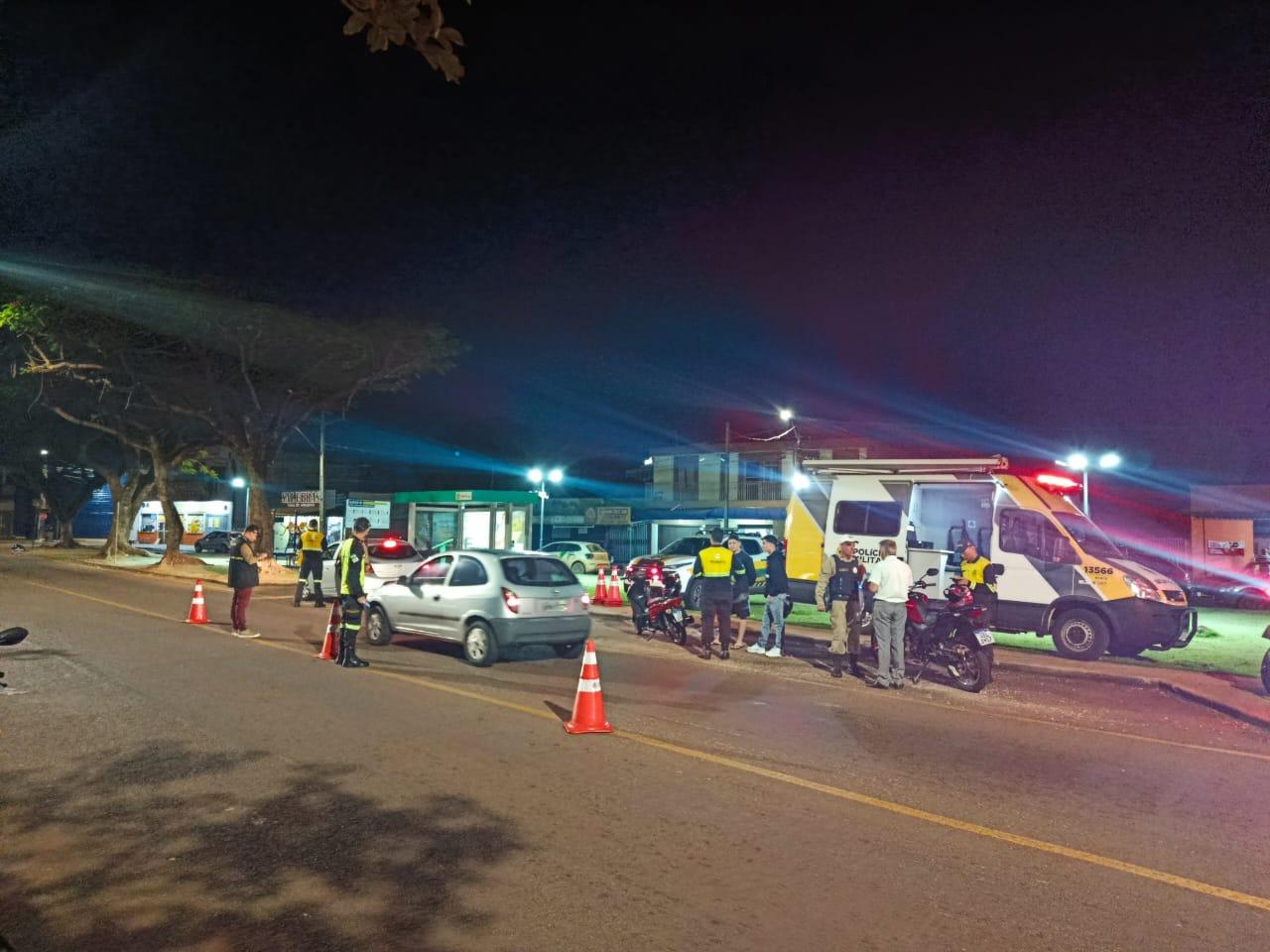 CAMPO MOURÃO: Operação de trânsito flagra motoristas alcoolizados