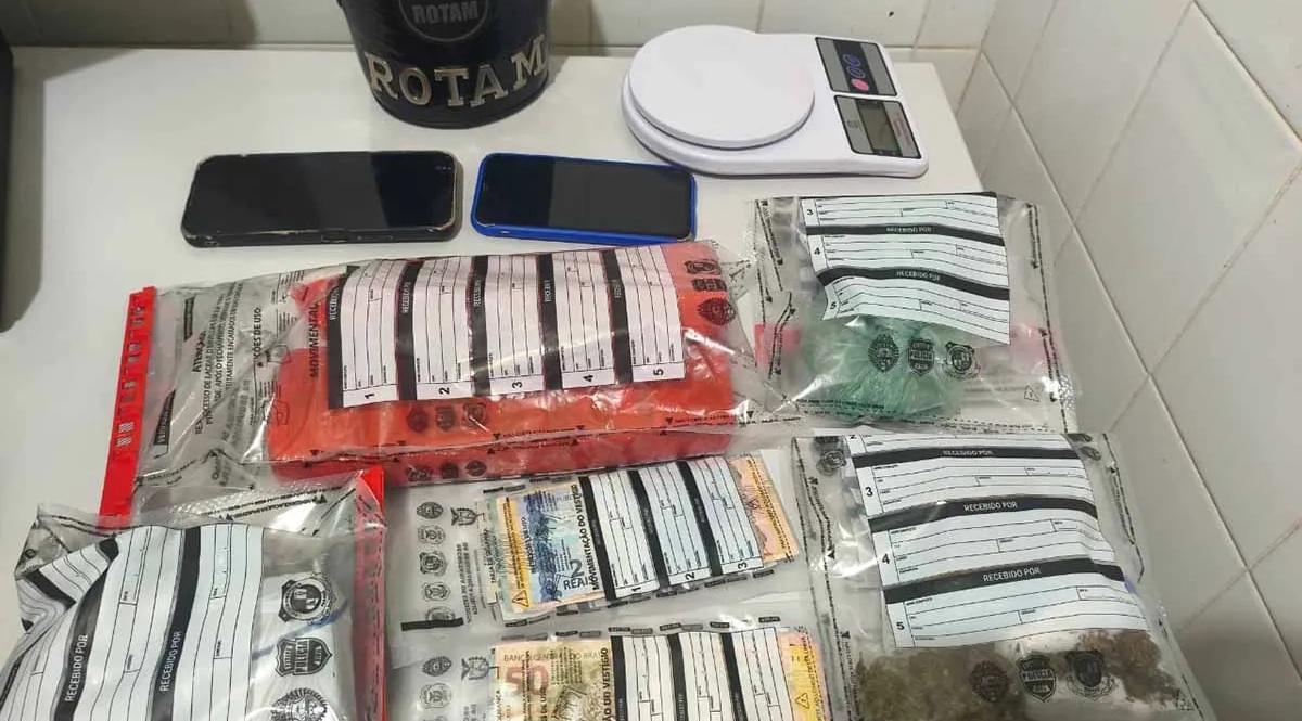 VALE DO IVAÍ: Dupla é presa com mais de 1,6 quilo de maconha em ação da Rotam em Ivaiporã