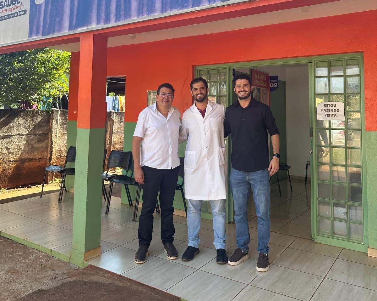 BARBOSA FERRAZ: Prefeito e secretário de saúde anunciam novo médico para três distritos e reforma de unidade de saúde em Ourilândia