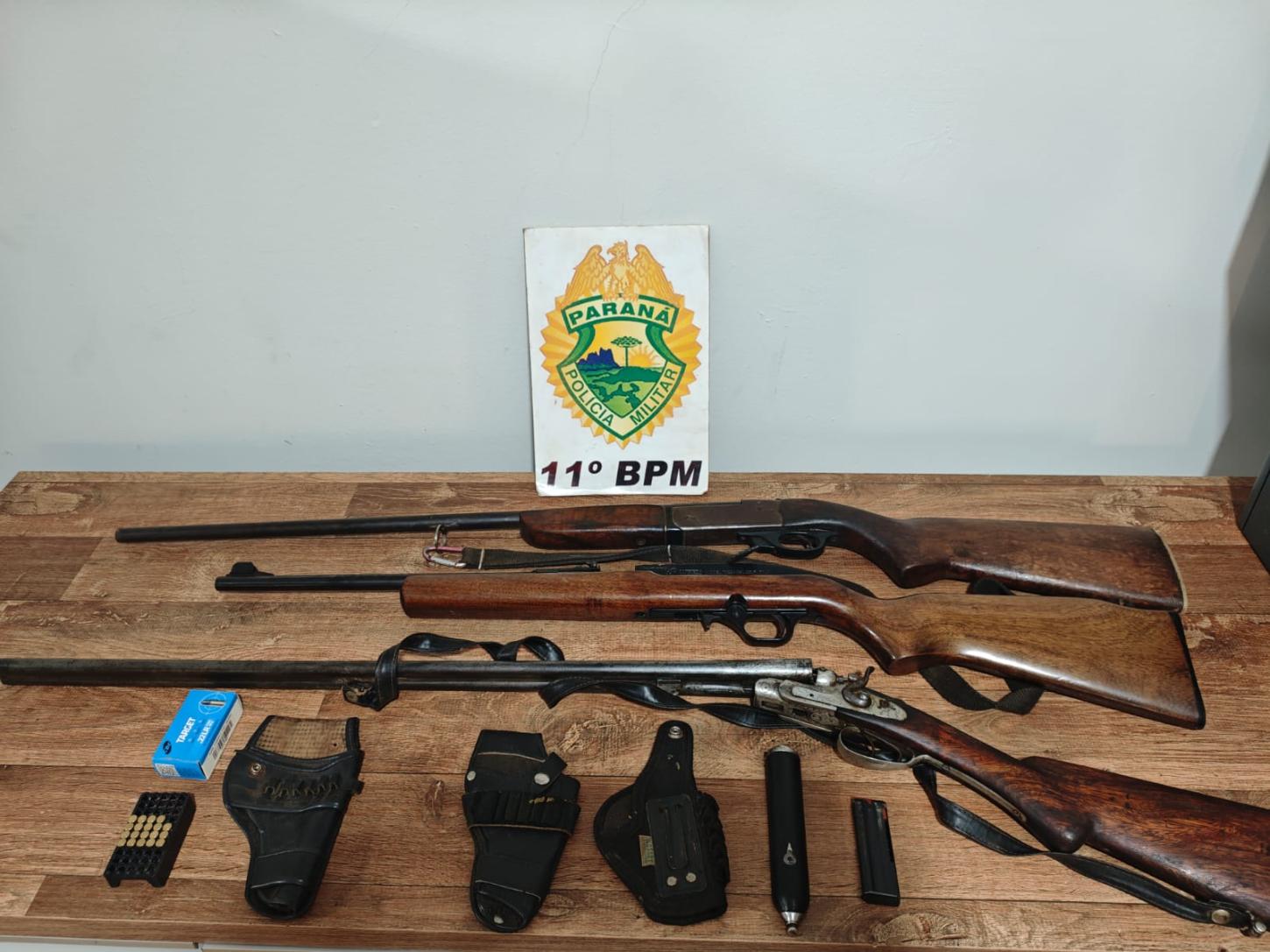 ENGENHEIRO BELTRÃO: homem é preso após denúncia de disparos de arma de fogo na zona rural