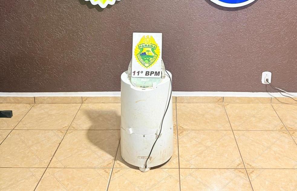 QUINTA DO SOL: Homem é preso em flagrante após furtar centrífuga durante a madrugada