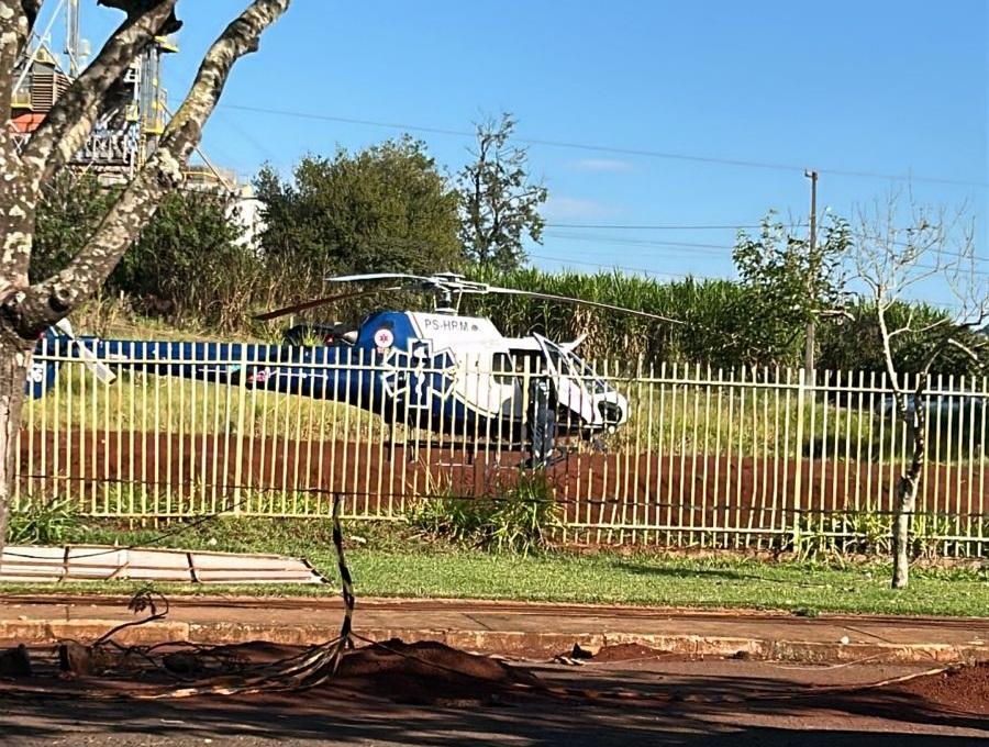 BARBOSA FERRAZ: Dois pacientes com AVC mobilizam resgate aéreo no Hospital Municipal
