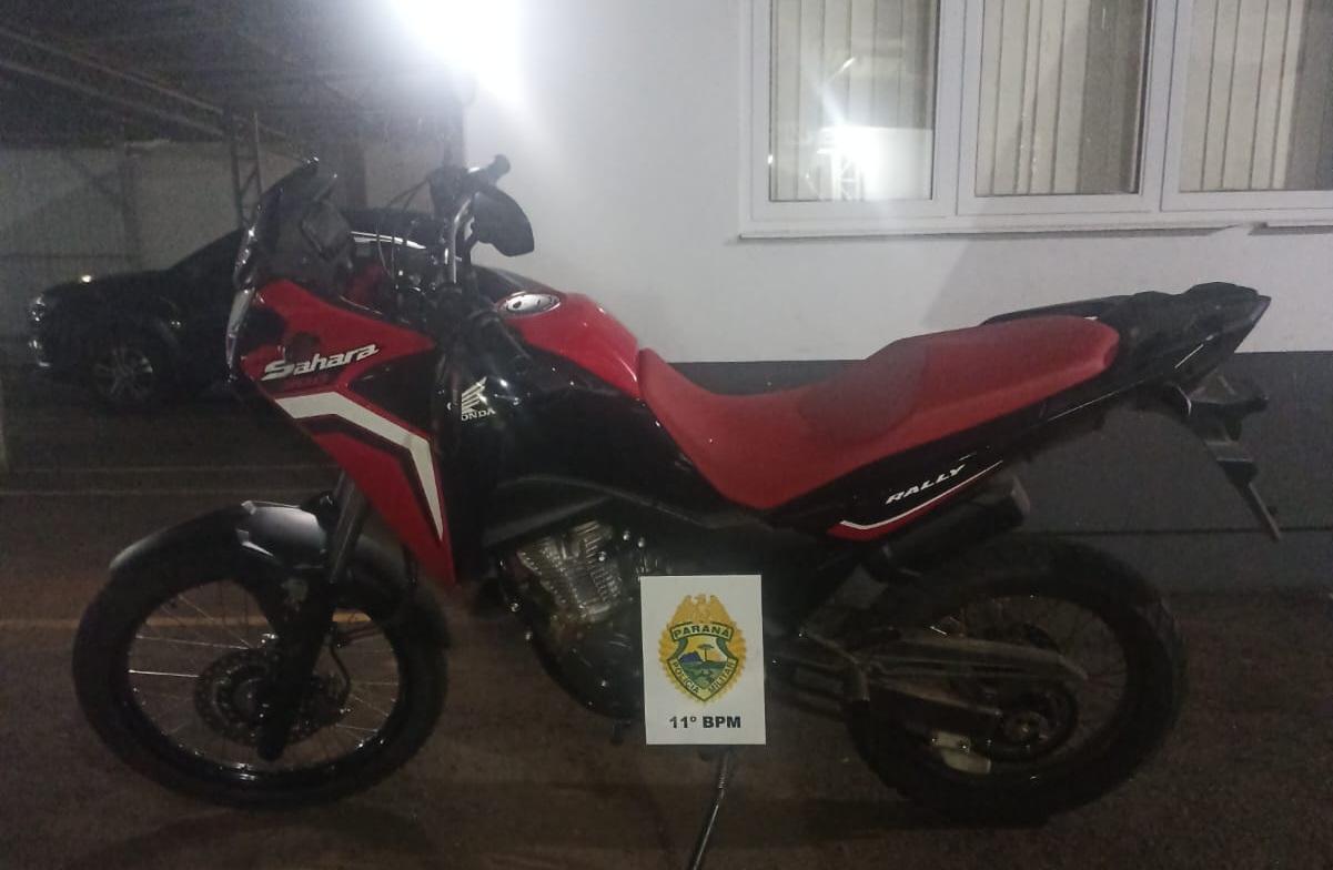 CAMPO MOURÃO: Motociclista embriagado foge da PM, é perseguido e preso no centro