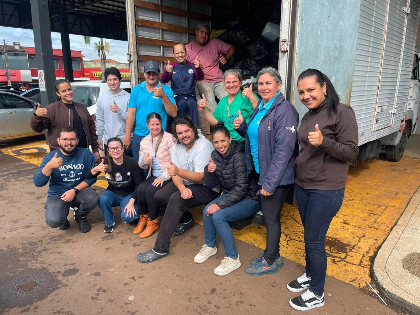 ENGENHEIRO BELTRÃO: Campanha do Agasalho arrecada grande volume de roupas, cobertores e calçados