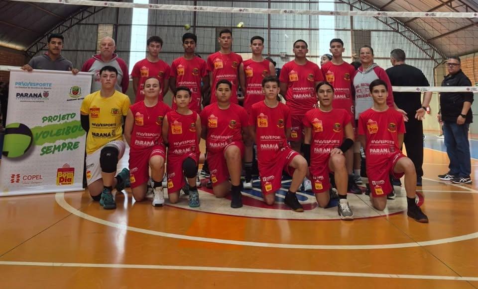 ENGENHEIRO BELTRÃO: Vôlei masculino e feminino garantem vaga na fase macrorregional dos Jojups