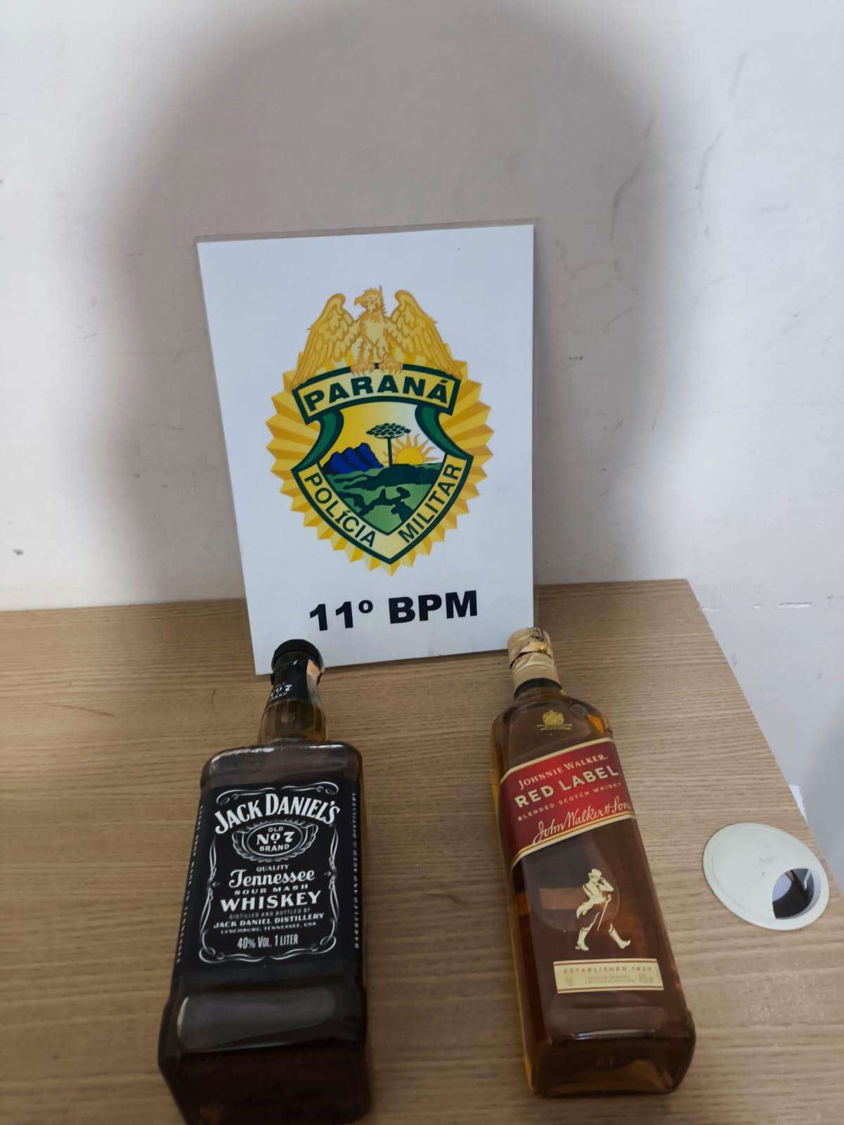 Prisão por furto de wisky