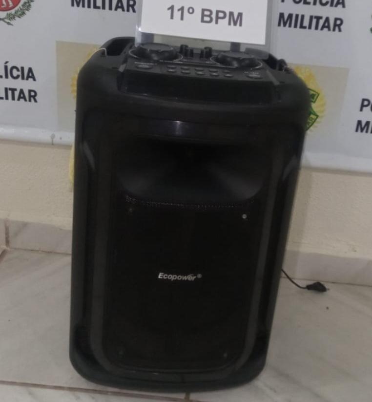 ARARUNA: Som alto termina com aparelho apreendido e termo circunstanciado