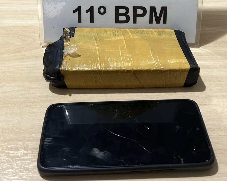 IRETAMA: Jovem é preso pela PM com 365 gramas de maconha no centro