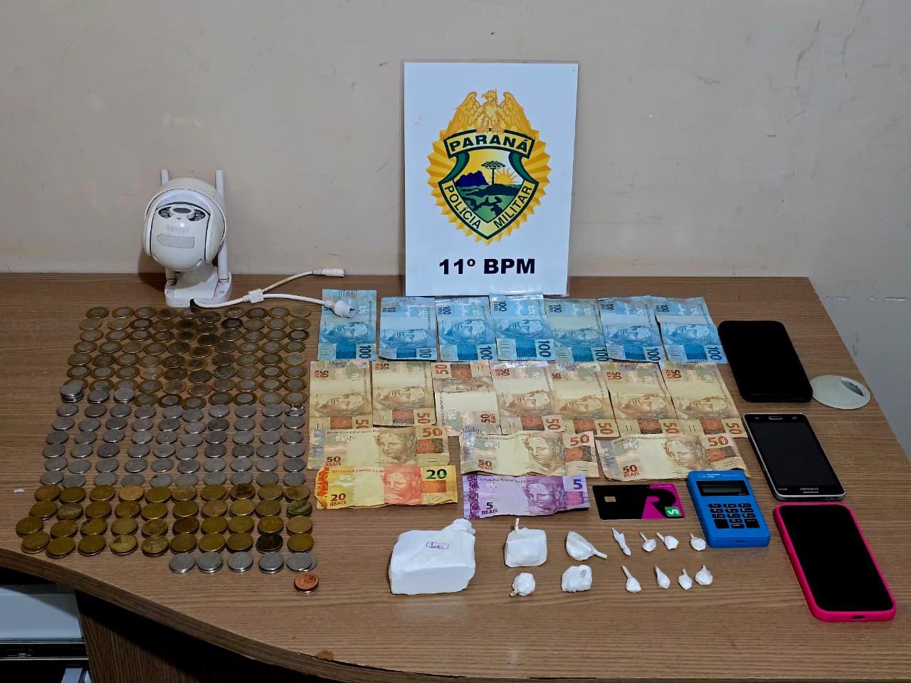 LUIZIANA: PM fecha ponto de tráfico e prende homem com cocaína