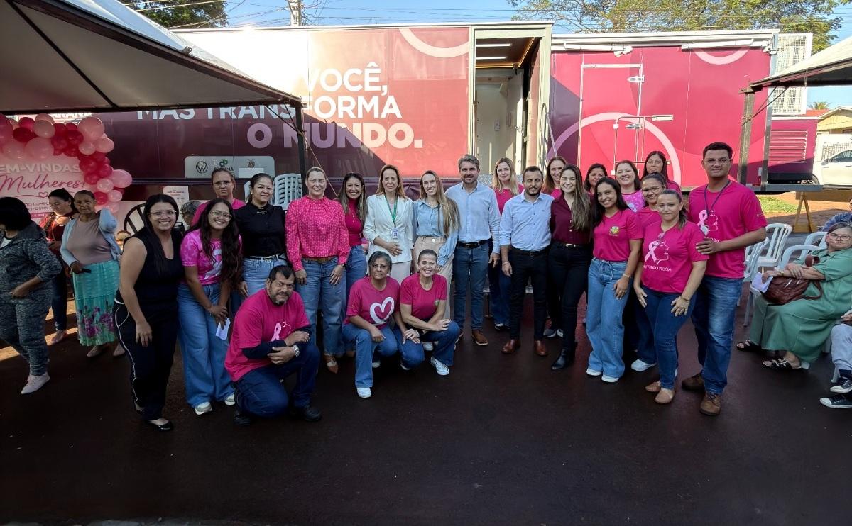 QUINTA DO SOL: Carreta Rosa já está realizando atendimentos especializados para mulheres da região