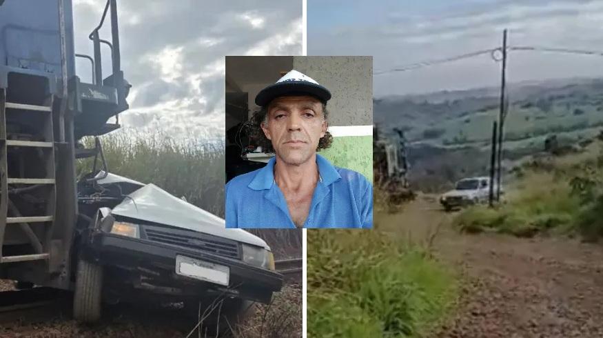 VALE DO IVAÍ: Motorista morre após carro ser atingido e arrastado por trem em Califórnia