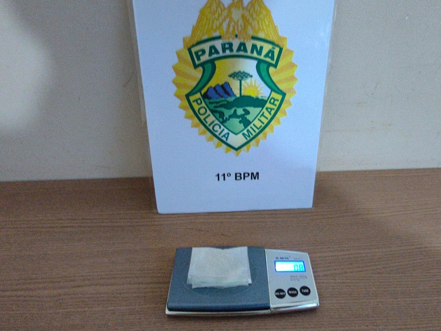 CAMPO MOURÃO: Adolescente é encaminhado após fugir da PM com cocaína no Residencial do Lago