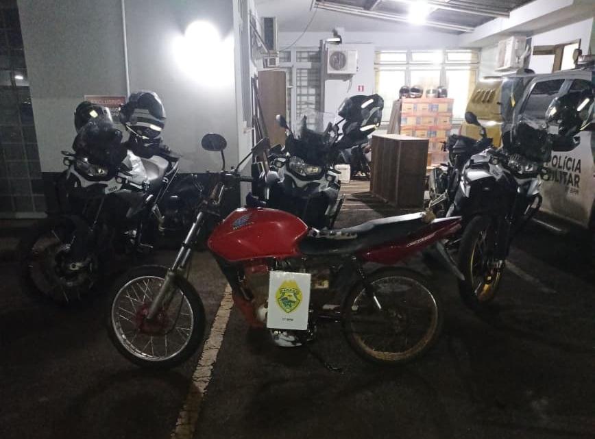 CAMPO MOURÃO: homem é preso com motocicleta adulterada no Jardim Maria Barletta