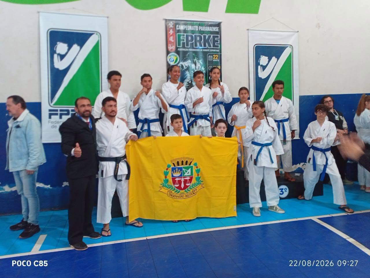 ENGENHEIRO BELTRÃO: atletas do município conquistam 12 medalhas no Campeonato Paranaense de Karatê