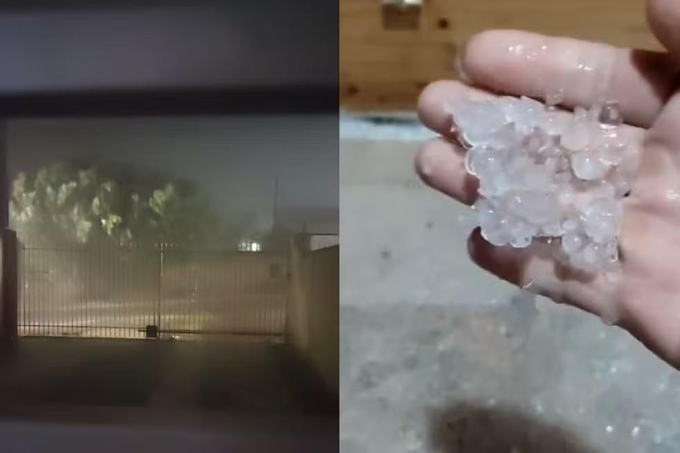 PARANÁ: temporais provocam estragos, granizo e deixam milhares sem energia neste domingo