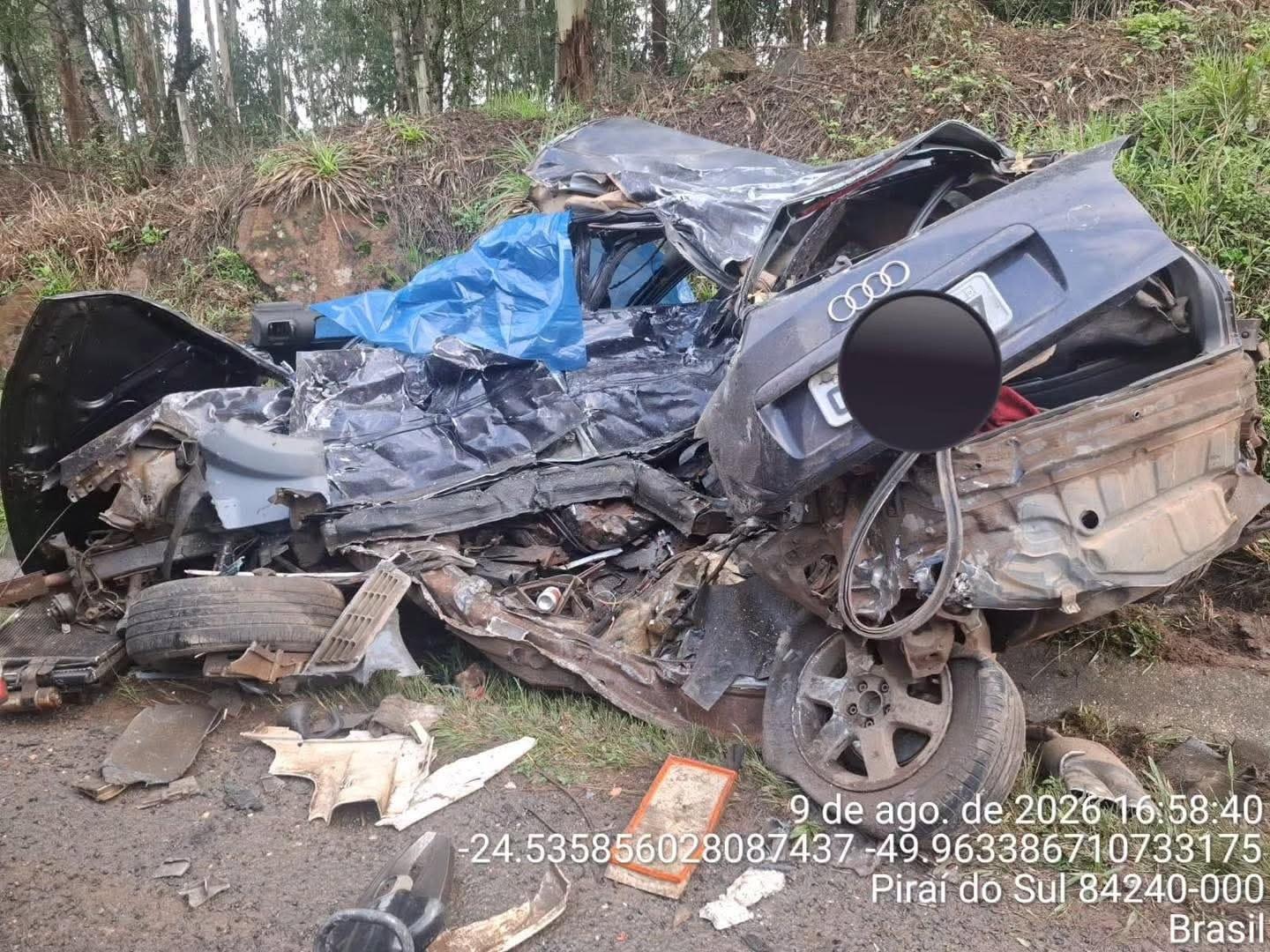 PARANÁ: Jovem de 21 anos morre em grave acidente na PR-090