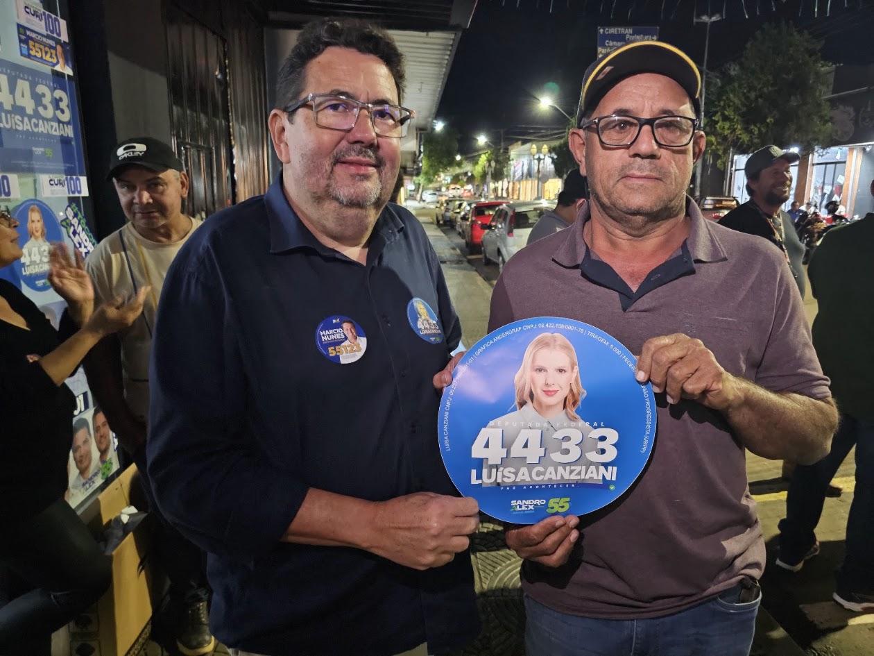 BARBOSA FERRAZ: Caxão grava vídeo e reafirma apoio a Luísa Canziani, Márcio Nunes, Alexandre Curi e Sandro Alex
