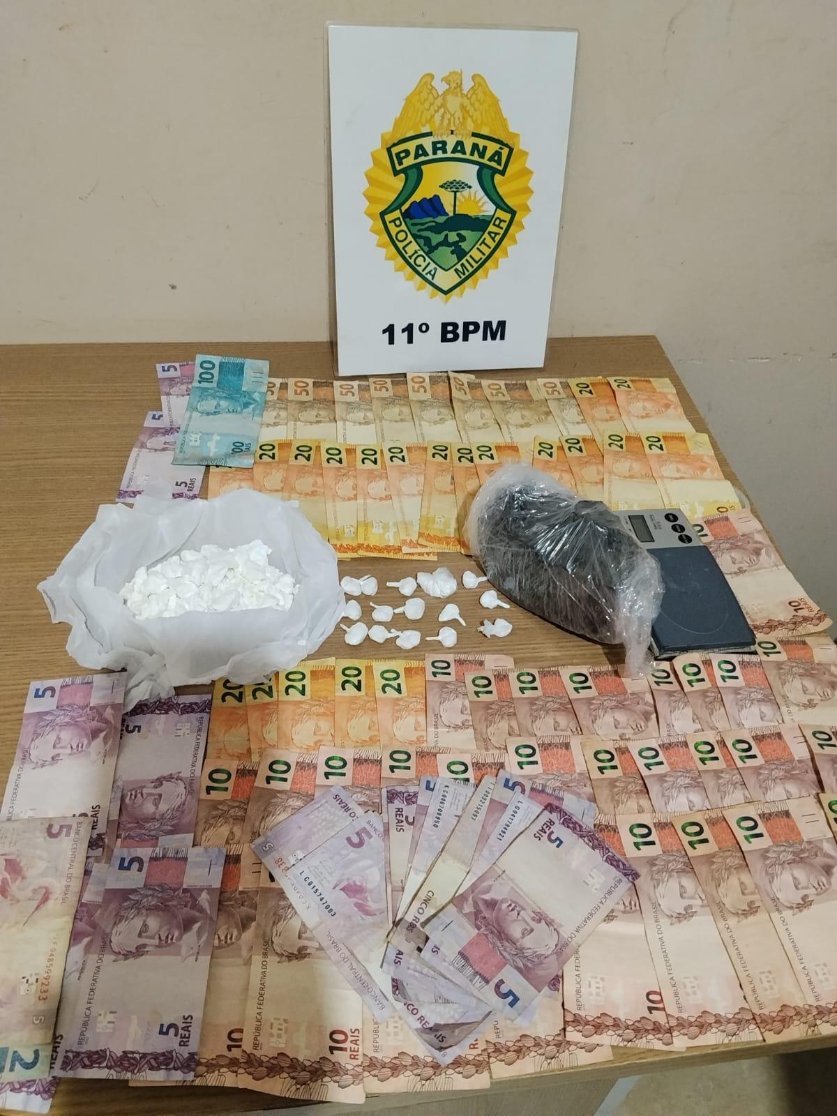 CAMPO MOURÃO: Operação Omnis apreende 673 gramas de cocaína e mulher é presa por tráfico