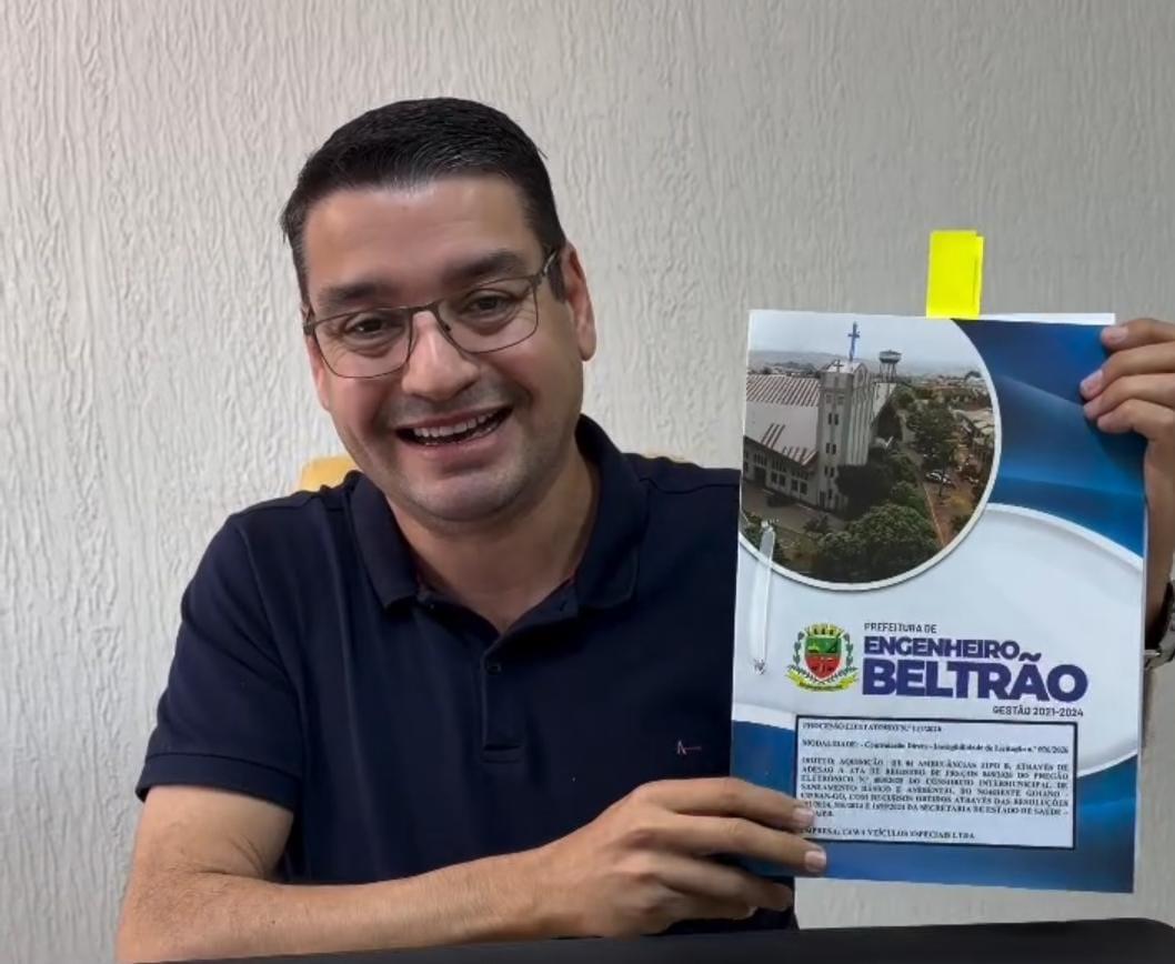 ENGENHEIRO BELTRÃO: Garbim anuncia aquisição de quatro novas ambulâncias para a Saúde