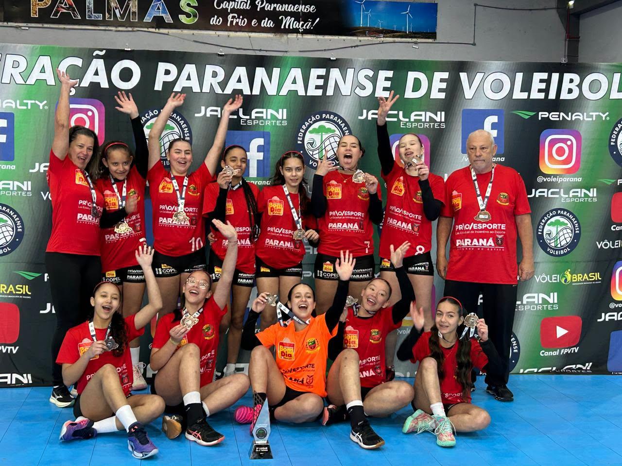 ENGENHEIRO BELTRÃO: voleibol feminino conquista bronze no Campeonato Paranaense Sub-15