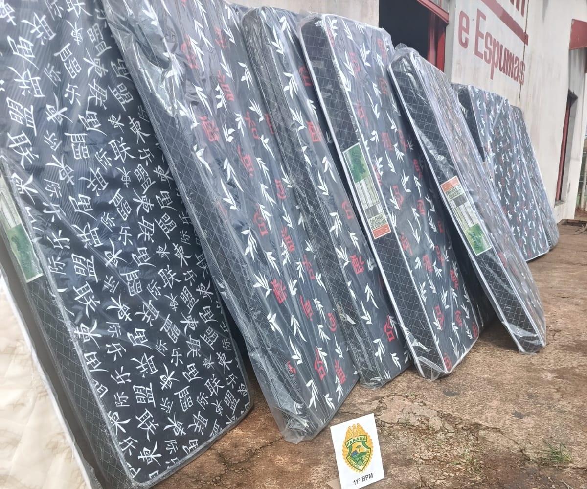 JANIÓPOLIS: motorista é preso após 35 colchões de empresa serem encontrados em sua residência
