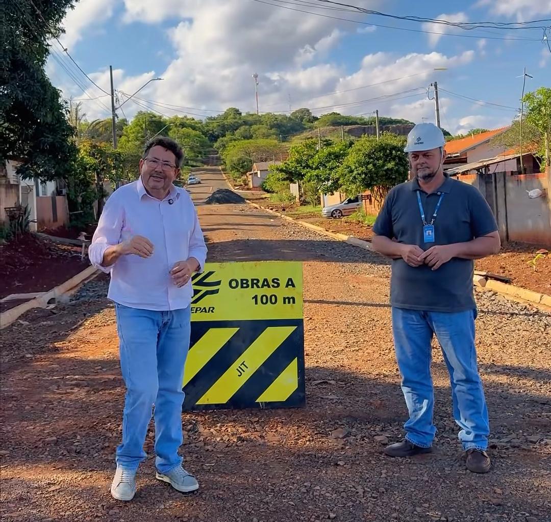 BARBOSA FERRAZ: Caxão anuncia ampliação da rede de esgoto para o Conjunto Primavera e outras regiões da cidade