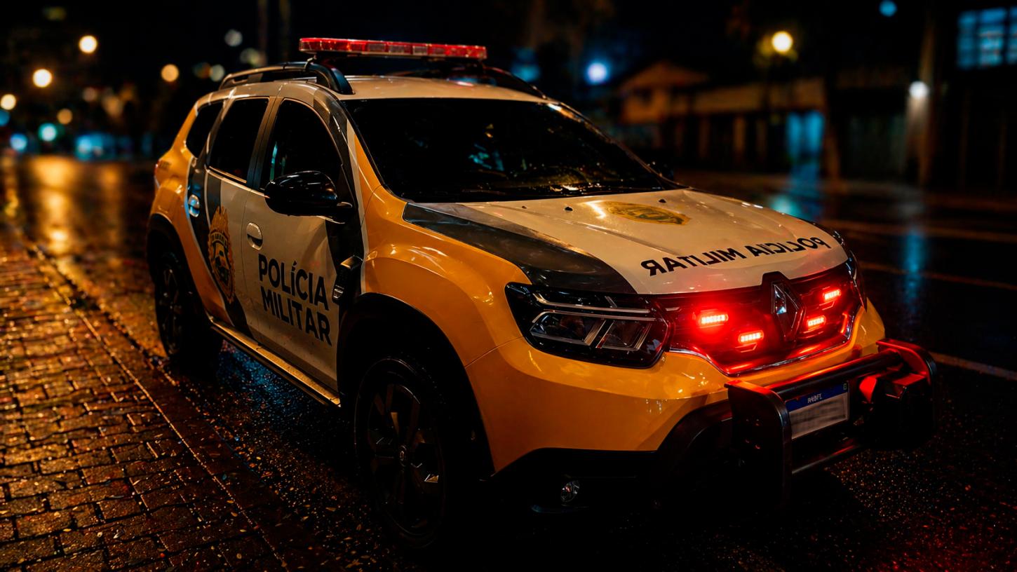 VALE DO IVAÍ: casal é preso após ameaças com canivete e resistência à Polícia Militar