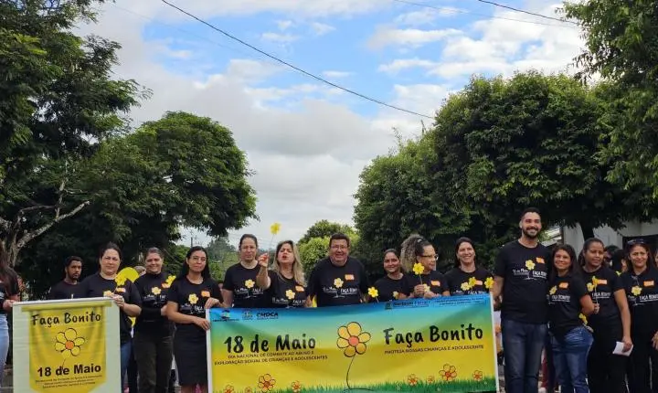 18 DE MAIO: Barbosa Ferraz mobiliza população em caminhada contra abuso e exploração sexual de crianças e adolescentes