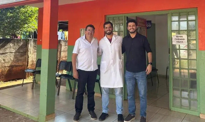BARBOSA FERRAZ: Prefeito e secretário de saúde anunciam novo médico para três distritos e reforma de unidade de saúde em Ourilândia