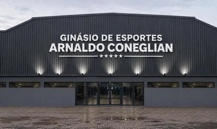 BARBOSA FERRAZ: Revitalização total do Ginásio Arnaldo Coneglian avança, terá 1.500 cadeiras e vai transformar espaço esportivo da cidade