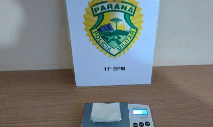CAMPO MOURÃO: Adolescente é encaminhado após fugir da PM com cocaína no Residencial do Lago