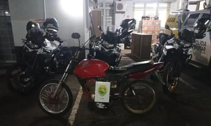 CAMPO MOURÃO: homem é preso com motocicleta adulterada no Jardim Maria Barletta