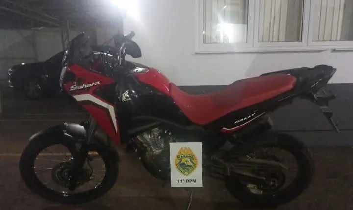 CAMPO MOURÃO: Motociclista embriagado foge da PM, é perseguido e preso no centro