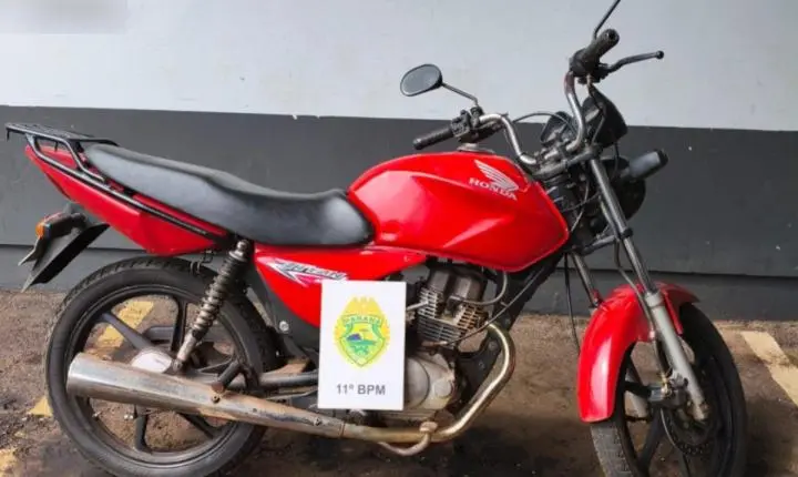 CAMPO MOURÃO: PM recupera duas motos e encaminha dois homens à delegacia