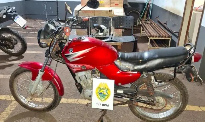 CAMPO MOURÃO: ROCAM prende homem com moto adulterada durante abordagem no Jardim Copacabana