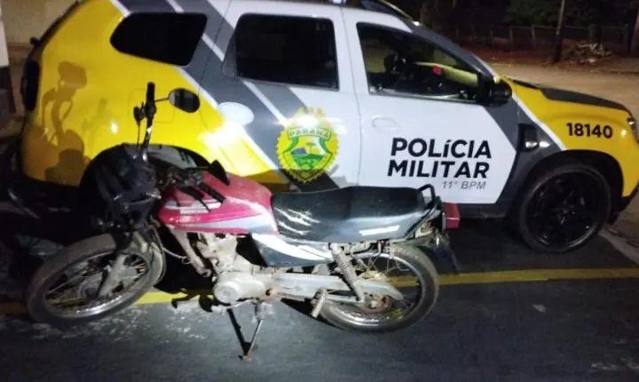 ENGENHEIRO BELTRÃO: Homem é preso com motocicleta adulterada no distrito de Sertãozinho