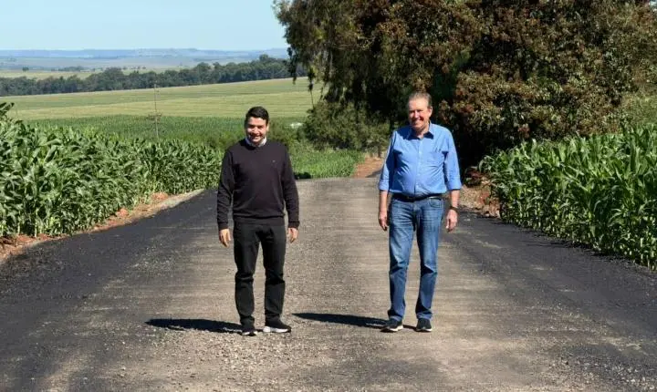 ENGENHEIRO BELTRÃO: Luciano Ducci acompanha obras em Sussuí e anuncia mais R$ 700 mil para pavimentação