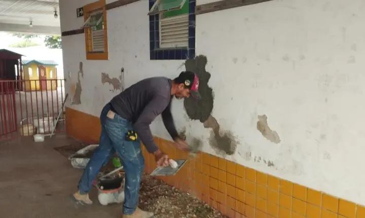 ENGENHEIRO BELTRÃO: Prefeitura aproveita férias escolares para reformar CMEIs da rede municipal