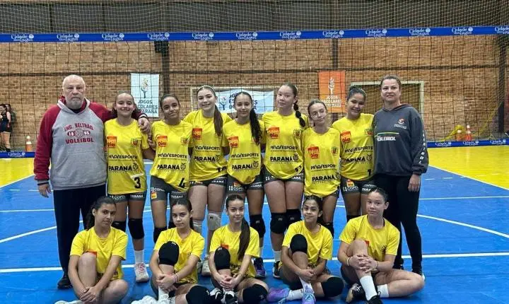 ENGENHEIRO BELTRÃO: Voleibol da Escola Arthur Ramos chega às semifinais dos Jogos Escolares do Paraná