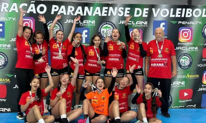 ENGENHEIRO BELTRÃO: voleibol feminino conquista bronze no Campeonato Paranaense Sub-15