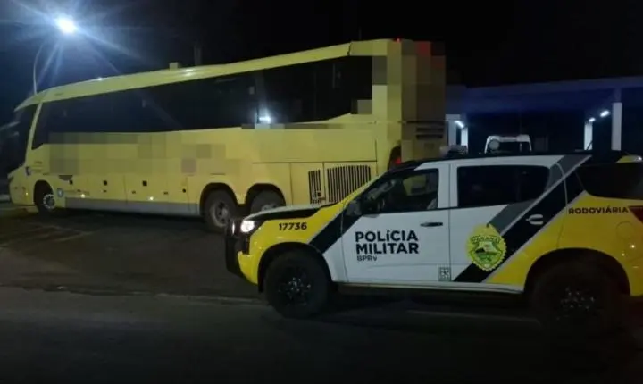 ENTRE ENGENHEIRO BELTRÃO E FLORESTA: Criminosos armados assaltam ônibus na PR-317 e roubam mercadorias de passageiros