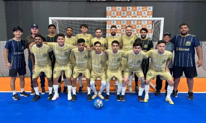Fênix futsal vence por 5 a 2 e avança firme no Campeonato Regional em Barbosa Ferraz