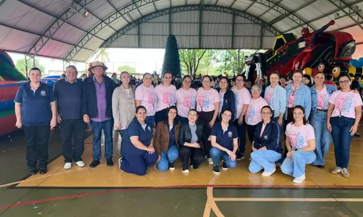 FÊNIX: Prefeitura promove festa do Dia das Crianças com diversão para alunos da rede municipal