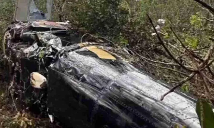 Helicóptero com destino a Londrina cai no interior de SP; três pessoas sobrevivem 