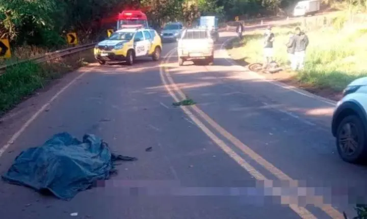 IRETAMA: Jovem de 18 anos morre em grave acidente na saída da cidade