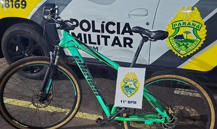 LUIZIANA: adolescente é apreendido com bicicleta furtada após cerco policial na rodovia