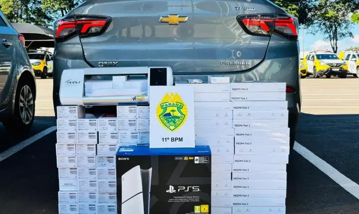LUIZIANA: Motorista é preso com eletrônicos do Paraguai após abordagem no centro