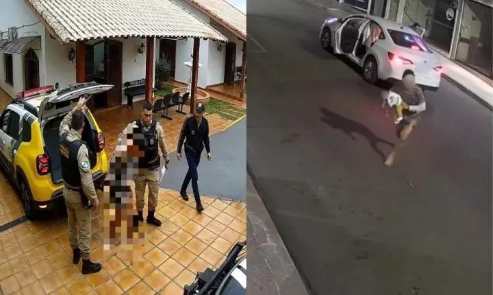 PARANÁ: Homem é preso após se jogar de carro em movimento segurando bebê de cinco meses durante fuga da PM