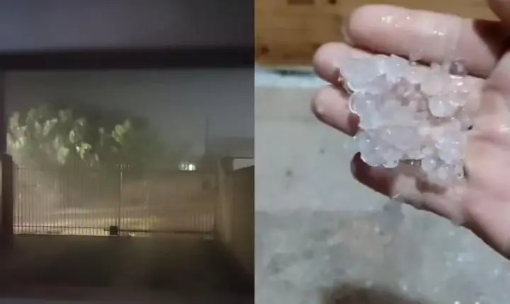PARANÁ: temporais provocam estragos, granizo e deixam milhares sem energia neste domingo